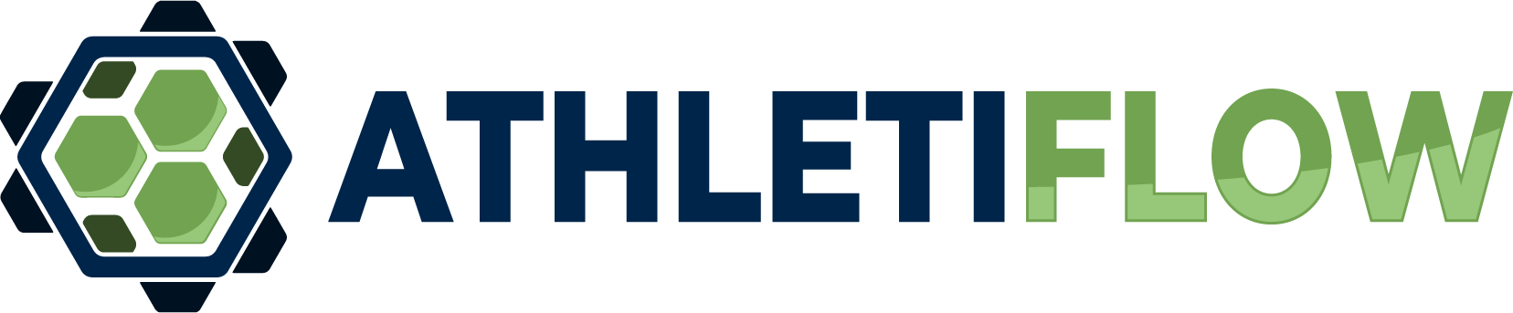 AthletiFlow Football logo white