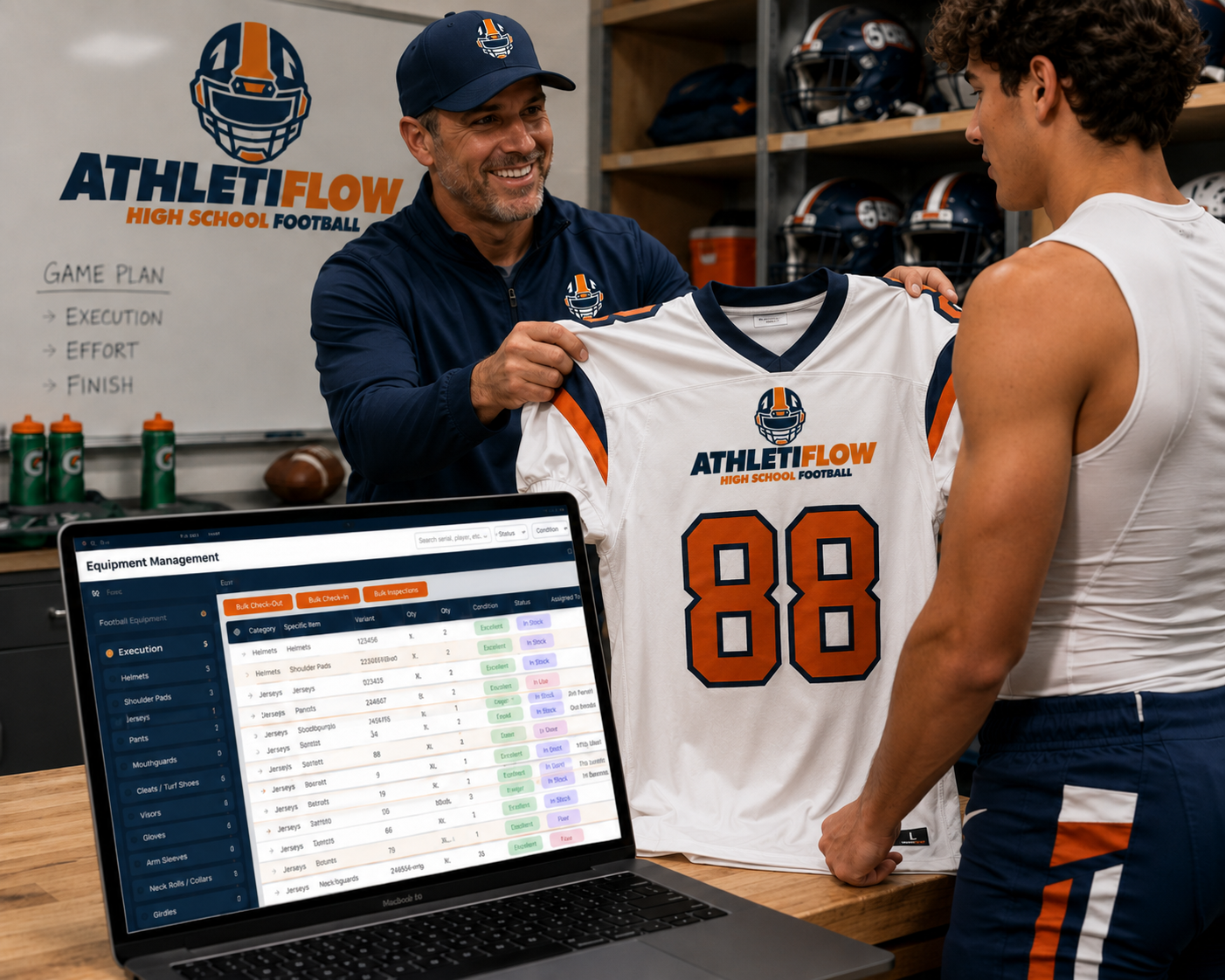 AthletiFlow football equipment
