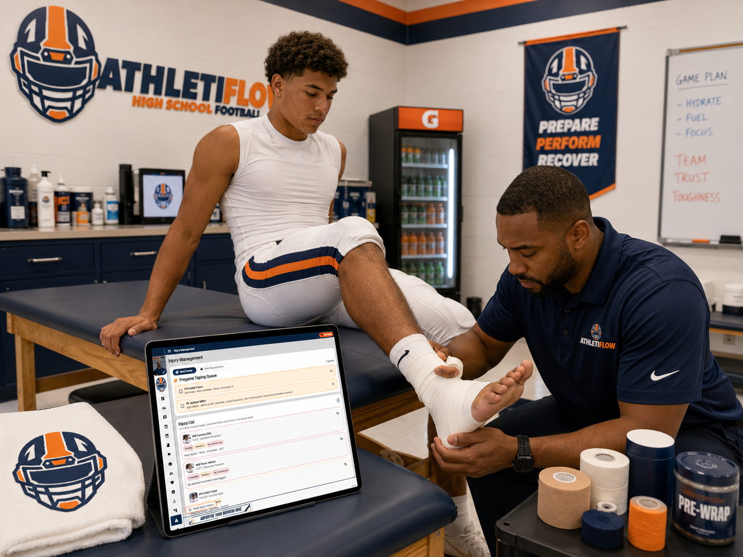 AthletiFlow football injury management